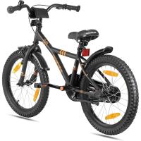 Bicicleta 18 Pulgadas niño 6 años Bicicleta niña 6 a 9 años - Bicicletas niños - Bici niños Infantil y Freno contrapedal Negro - details 4