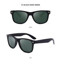 Gafas de Sol Polarizadas Cuadradas Clásicas Gafas de Sol Negras Retro para Hombres y Mujeres - details 11