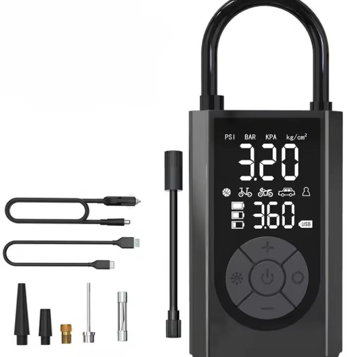 Inflador de Neumáticos para Coche sin Cable 150PSI Bomba de Aire Portátil con Batería de 4000mAh - 1