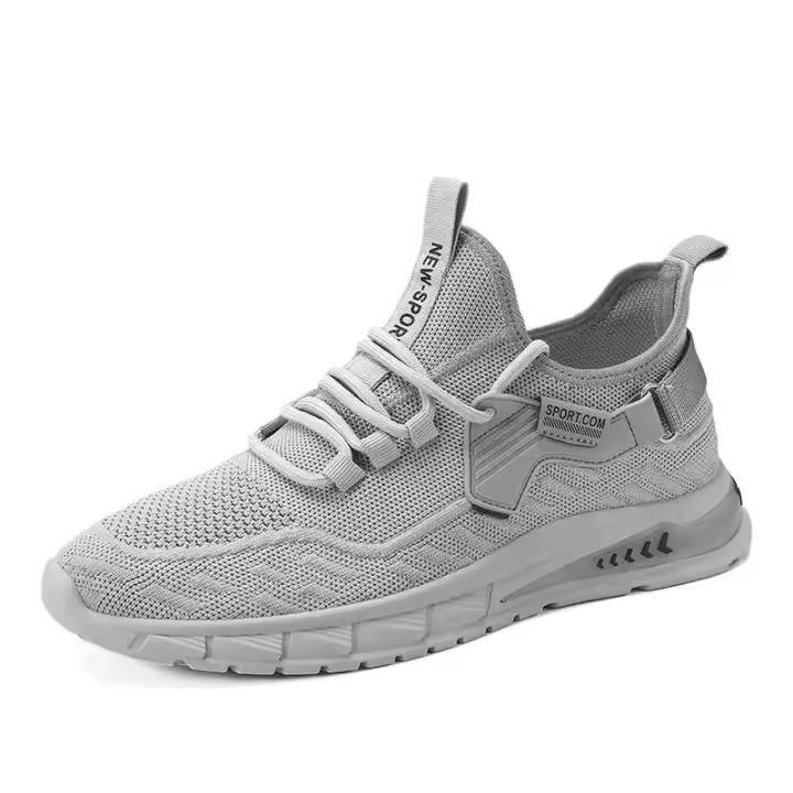 Zapatos de baloncesto transpirables antideslizantes a la moda con logotipo de marca barata, zapatos deportivos informales con amortiguación para hombre - 1