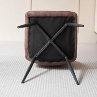Juego de Comedor de Mesa Redonda 100cm con 4 Sillas Conjunto de Mesa y Sillas de Comedor, Cocina y Salón (Madera Oscura+Marrón Claro (PU)) - details 36