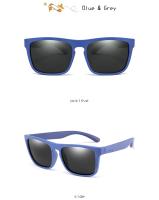 Gafas de sol para niños y niñas, gafas de sol polarizadas para niños, gafas cuadradas de seguridad de silicona para bebés, gafas UV400 - details 11