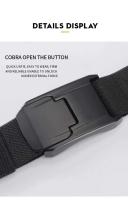 Cinturón de Nylon Rey para Hombres y Mujeres Cierre Rápido, Elástico Unisex, Marca BUNO - details 7