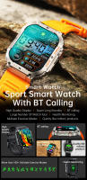 Relojes inteligentes frecuencia cardíaca presión arterial hombre Bluetooth llamadas exterior Correr deporte mujer reloj - details 0