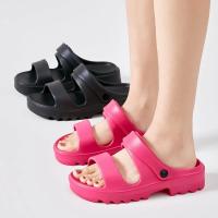 Sandalias de plataforma de moda 2025 para mujer - 2 usos estilo europeo y americano, zapatos de suela gruesa tipo pantuflas - details 4