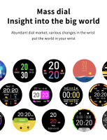Reloj Inteligente de Pantalla Completa Táctil Android Wear Resolución 240x240 - details 5