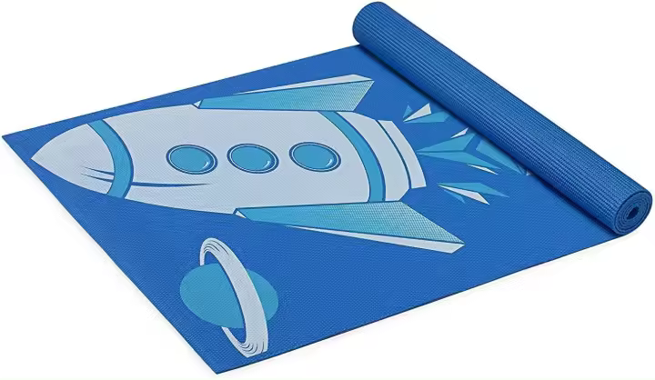 Mat de Yoga Gaiam para Niños Diversos Diseños para Bebés, Niños Pequeños y Jóvenes 60" L 24" W - 1