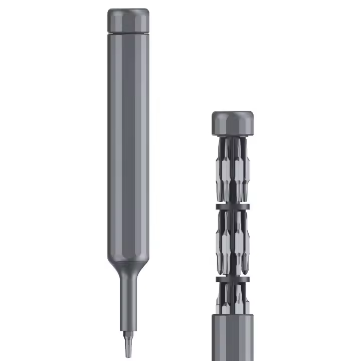 Juego de destornilladores de precisión 39 en 1 con brocas Torx Phillips magnéticas de acero de aleación 38 S2, minikit de herramientas de reparación manual - 1