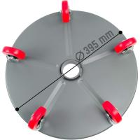 Taburete de Neumático Rojo con Almacenamiento 390-520mm 2 Estantes Muebles y Organización - details 27