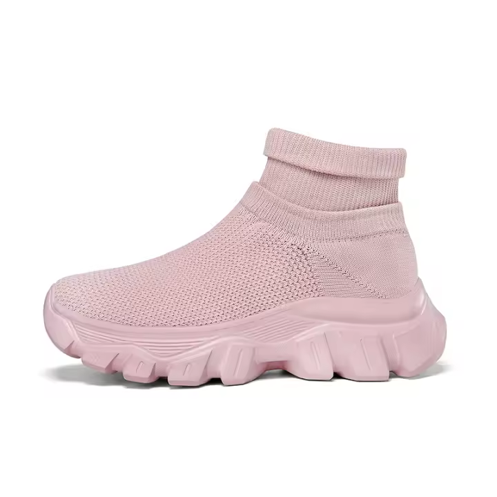 Zapatos deportivos transpirables para mujer, zapatos de moda para caminar sin cordones - 1