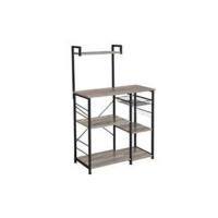 Mesa de bar rectangular estrecha, mesa de cocina, mesa de bar comedor, marco de acero, 100 x 40 x 90 cm, fácil montaje, industrial, gris/negro/marrón/blanco - details 11