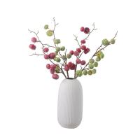 Ramas de calabaza artificiales de 12 frutas de planta verde, simulación realista hecha a mano, plantas falsas elegantes, decoración del hogar - details 15