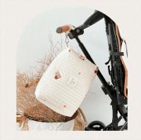 Bolsa de pañuelos para Bebe, organizer con Borde de Oso, multiples, Bolsa de maquillaje de viaje para Mamá - details 7