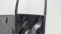 Bolso de hombro de charol de Color sólido para mujer, bolso de mano de lujo Simple, bolso de compras de viaje informal, bolso de mano - details 14