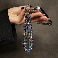 Cordón de Pulsera de Abalorios de Cristal de Imitación Adorno de Encanto para Teléfono con Llavero - details 2