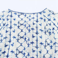 OUWU Moda Verano 2025 Blusa de Mujer con Estampado de Metal Sencillo Cuello Redondo - details 3