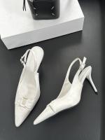 Temperamento francés bolsa cabeza sandalias nueva trasera stiletto vacío tacones altos socialite cabeza puntiaguda boca poco profunda zapatos individuales - details 13