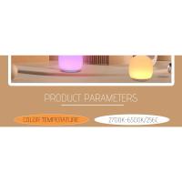 Luz LED nocturna de silicona para niños, luz de juguete para dormir, luces de noche junto a la cama, 7 colores, bonita lámpara LED luminosa con forma de huevo, linterna de mesa - details 2
