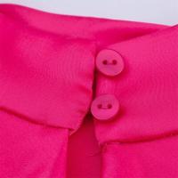 Vestido largo sencillo de verano 2025 con textura satinada asimétrica y temperamento para mujer - details 9