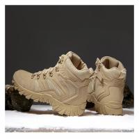 Botas De Entrenamiento De Combate Tácticas Mejoradas Para Hombre, Zapatos De Senderismo De Respuesta Rápida Antidesgaste Para Acampar Al Aire Libre, Zapatillas De Pesca Y Caza Para Hombre - details 14