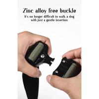 Juego correa collares tácticos nailon perro, hebilla aleación de Zinc resistente duradera, Collar grueso con forro suave para - details 3