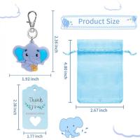 Conjunto De Decoración para Fiesta De Cumpleaños, Nuevo Estilo, Llavero, baby shower, Elefante - details 0