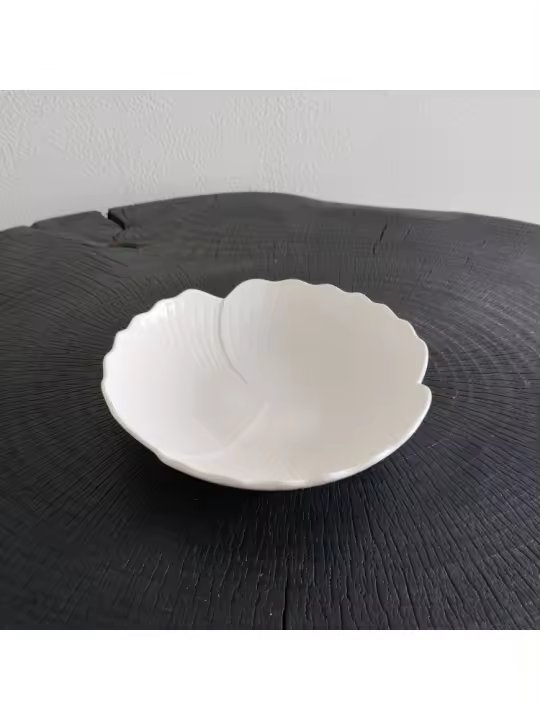 Blanco Vintage ins postre plato Underglaze Color cerámica plato al por mayor plato de verduras hogar restaurante Pasta plato Premium - 1