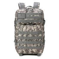 Mochila táctica de viaje de 45 litros Mochila de asalto camuflaje para senderismo, montañismo y acampada Bolsa de cabina para vuelos, ideal para hombres y mujeres - details 0