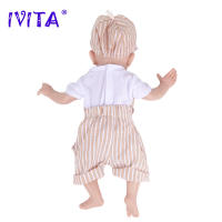 Muñeca de Bebé Recién Nacido de Silicona IVITA 14.96 pulgadas, 1.58kg, Pañuelo Incluido - details 20