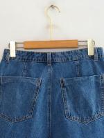 Nuevos Pantalones Cortos Vaqueros de Verano para Mujer Falda con Doble Botonadura, Pantalones Transfronterizos Y2K2024, Moda China Continental - details 16