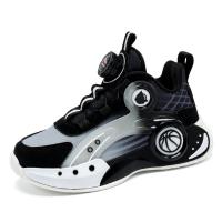 Zapatillas de deporte con botones giratorios Luminosos para Niños, zapatillas transpirables, color rojo, a la Moda - details 7