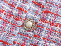 OUWU- Moda 2025 A Cuadros Y2K Sexy Mujer Cadena De Perlas Sexy Cami Top + Borla Vaina Mini Falda Joyería Botón Dulce Mujer Conjuntos - details 5