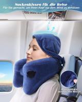 Almohada de Viaje, Almohada Hinchable Viaje para Aviones, Coches y Trenes, Almohada Cervical Viaje para Aliviar el Dolor Cervical, Almohadas Avion para tu Kit de Viaje - details 1