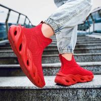 Zapatos de amortiguación para carreras, zapatillas antideslizantes transpirables Unisex, zapatillas de deporte de lujo para carreras, zapatillas transpirables para correr a la moda - details 14