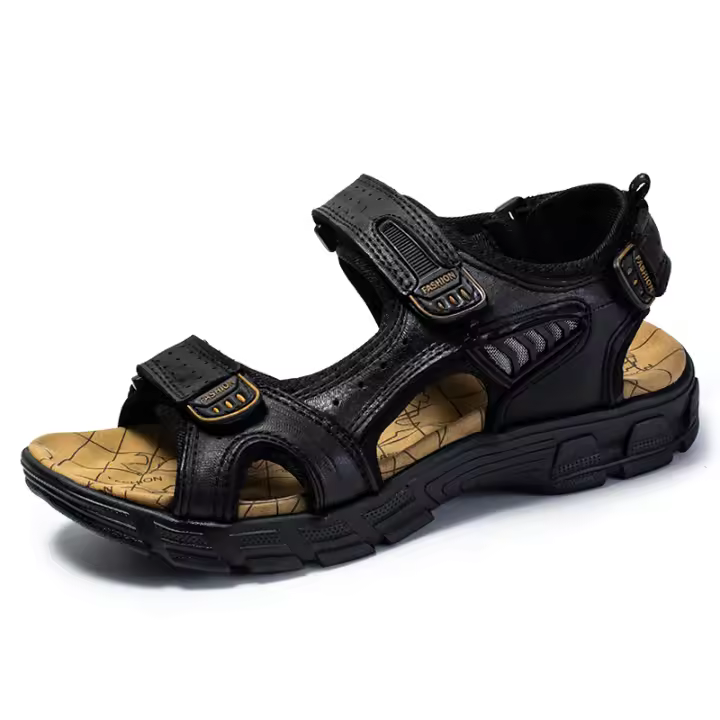 Sandalias atléticas con punta abierta para hombre, sandalias antideslizantes para exteriores, ligeras, deportivas, informales, para playa - 1