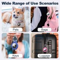 【Paquete de 4] funda MOLOSLEEVE Airtag Holder Air Tag con llavero, llavero Airtags antiarañazos para etiquetas Apple Air, accesorios Airtag para rastreador de buscador de artículos GPS, multicolor - details 4