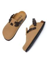 Chanclas de mujer, anillos, lazos en los dedos, sandalias planas de gladiador de verano - details 2