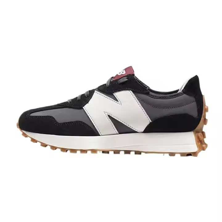 【VENTA CALIENTE】 Zapatillas de deporte serie 327 Zapatos blancos y negros WS327KC para unisex 【Con caja】 - 1
