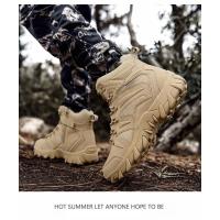 Botas De Entrenamiento De Combate Tácticas Mejoradas Para Hombre, Zapatos De Senderismo De Respuesta Rápida Antidesgaste Para Acampar Al Aire Libre, Zapatillas De Pesca Y Caza Para Hombre - details 26