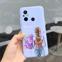 Funda de teléfono a prueba de golpes para Xiaomi Redmi 12c, carcasa suave de TPU para Redmi 12c Redmi12c, bolsa trasera hermosa para niña, mariposa y flor - details 39