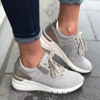 Zapatos Deportivos informales para mujer, zapatillas con cordones a la moda - details 5