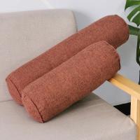 Almohada larga Interior redonda para dormir, cojín Rectangular de lino y algodón de imitación para la siesta, decoración Interior del hogar y el dormitorio - details 6