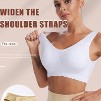Sports bra women solid color fitness top gym yoga athletic tight workout soft brassiere padded - details 6