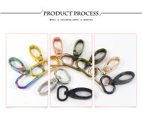Meetee 30Pcs 16/20/25/32/38mm Bags Strap Metal Buckles Lobster Swivel Carabiner Snap Hook Clasp Collar KeyChain DIY Accessories - details 3