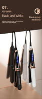 Plancha de pelo profesional 2 en 1, plancha plana para alisadores de cabello húmedos o secos, herramientas de peinado para rizos - details 12