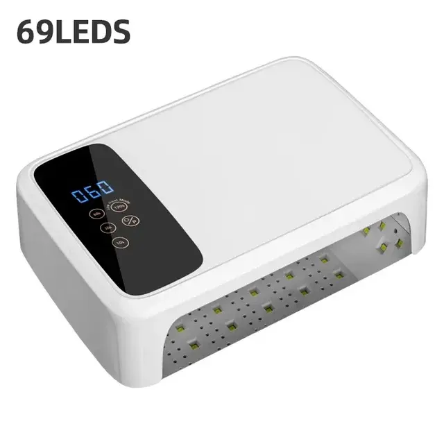 Lámpara profesional de secado de esmalte de Gel, herramienta de manicura, potente, UV, 69LED, 138W - 1