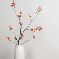 Ramo de plantas de hojas de otoño Retro, hoja de arce Artificial hecha a mano marchita, rama de hoja de arce falsa de 59cm/90cm de largo, decoración del hogar - details 4