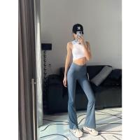 Pantalones De Yoga, Pantalones Micro Acampanados, Mujeres, Outwear Deporte Fitness Cintura Alta Elevación De Cadera Slim Shaper Pantalones - details 18
