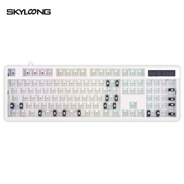 Kit de Teclado Profesional SKYLOONG GK104 Sin Palanca Retroiluminado RGB Inalámbrico QWERTY Layout - 1