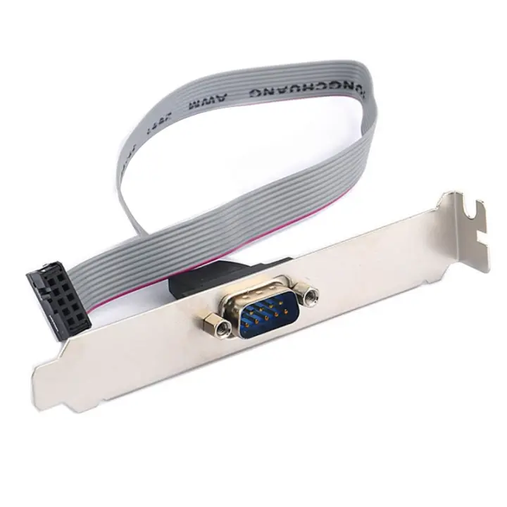 Cable de puerto serie DB9 macho a IDC10 hembra - 1